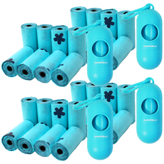 Manner Bag 寵物便便袋 便便筒 + 補充袋, 4套, 135入, 薄荷綠