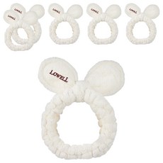 Lowell Dono 洗臉頭帶, 混色, 6個