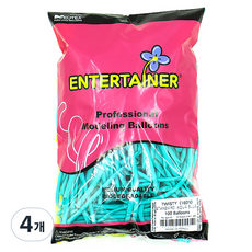 네오텍스 160N 요술풍선 100p, 스탠다드 아쿠아블루, 4개