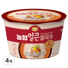 농협 얼큰한맛 쌀국수 컵, 4개, 92g