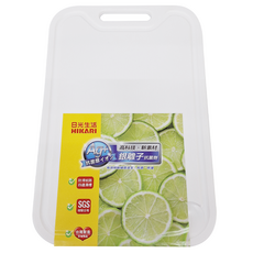 HIKARI 日光生活 KM22抗菌砧板, 含銀離子抗菌劑, 高科技新素材, 防滑散熱, 顏色隨機, 37.5 x 25 x 1cm, 1個