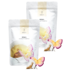 꽃을담다 나비티백 목련꽃차, 500mg, 10개입, 2개