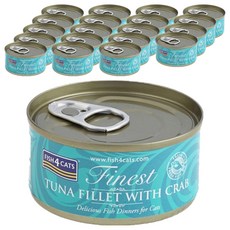 피쉬포캣 생후 3개월 이상 고양이 주식캔, 참치, 70g, 20개