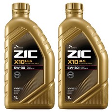 지크 SK엔무브 X10 ULS 엔진오일, 2개, 5w30, 1L