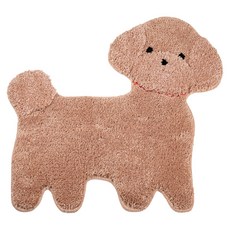 日本 oka 可愛動物可水洗地墊 - 泰迪貴賓犬