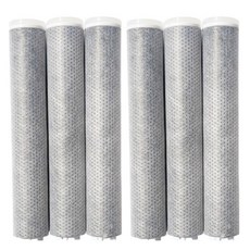 IOnpOLIS Dr.Piel Ato蓮蓬頭優質ACF替換濾芯 灰色, 6個, 無香