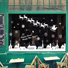 JB Design 時尚壁貼 XL802, 麋鹿雪花聖誕新年