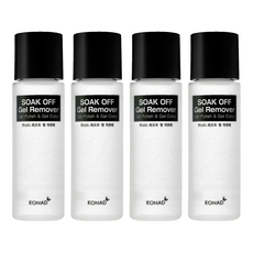 KONAD 凝膠專用卸甲液 草莓 含維生素E 保濕, 100ml, 4瓶