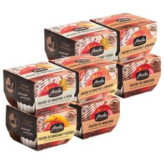 아넬라 생과일 디저트 스타트 A 패키지 2p x 4종, 사과, 바나나, 당근, 사과배, 2세트, 100g