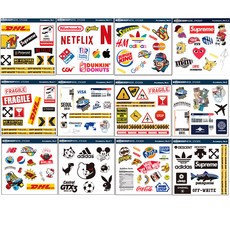 手機殼裝飾貼紙A款12種套組, 1個