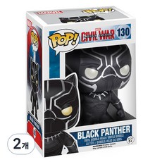 펀코 팝 마블 캡틴아메리카3 블랙팬서 피규어, 2개