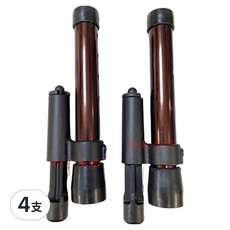 Nova 光星 412 一吋管徑助行器剎車輪管下壓式止滑套管 咖啡色, B412AA-A, 4支