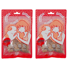 汪事如意 全齡犬/貓 原肉零食 羊乳芝麻卡滋雞, 50g, 2包