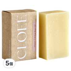 CLOEE 維他命E米糠油手工皂 103g 臉部身體清潔保養, 5個