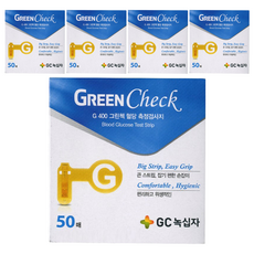 GC녹십자 그린첵 혈당 측정 검사지, 50매, 5개