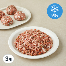 꿀맛나는세상 한돈 미트볼 베이스 (냉동), 3개, 500g