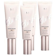 미샤 M 퍼펙트 블랑 비비 SPF50+ PA+++, 21호 바닐라, 40ml, 4개