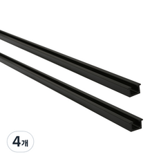 Choice Hardware 經典畫軌 黑色 1m, 4個