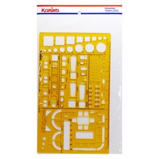 KORING 建築用綜合模板尺 1 / 50 K-853778, 1個, 單一顏色