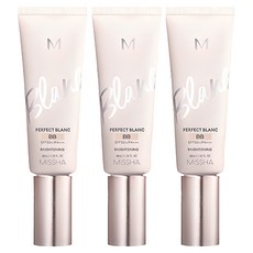 미샤 M 퍼펙트 블랑 비비 SPF50+ PA+++, 21호 바닐라, 40ml, 3개