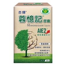 Sinphar 杏輝醫藥 蓉憶記 膠囊, 30顆, 1盒