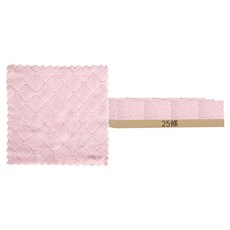 珊瑚絨廚房抹布 25條, 25 x 25cm, 1組