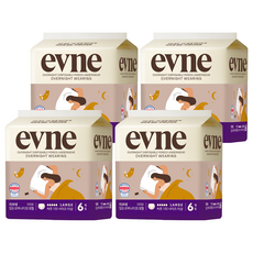 이브네 입는 오버나이트, 대형, 6개입, 4개