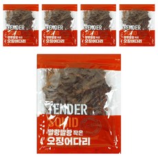 꼬마오징어 말랑말랑 작은 오징어다리, 150g, 5개