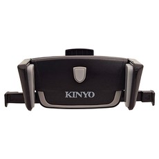 Kinyo 卡扣式冷氣出風口車夾, 黑色, 1個