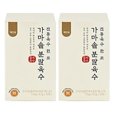 Yechanwon 鯷魚高湯調味粉 30包入, 2盒, 135g