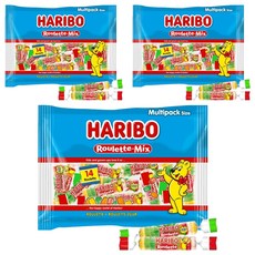 HARIBO Roulette綜合軟糖 14個入, 350g, 3個