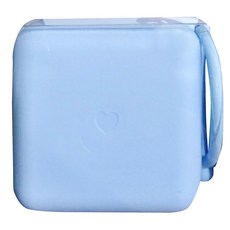 BIBS Pacibox 奶嘴盒 - 丹麥製, PP塑膠材質, 可當零食盒, 寶貝藍, 1個