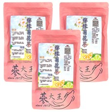 蓼大王 檸檬菊花茶包 6g 台灣製造, 10包, 3袋