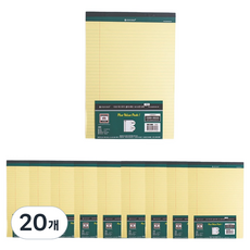 OXFORD Plus 筆記本 A4, 黃色, 50張, 20個