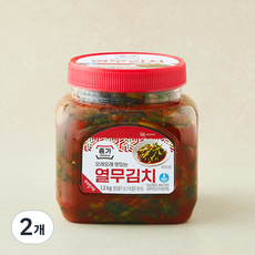 종가 열무김치, 1.2kg, 2개