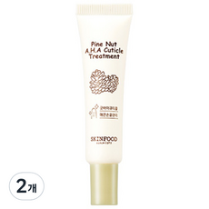 스킨푸드 파인넛 아하 큐티클 트리트먼트, 10ml, 2개