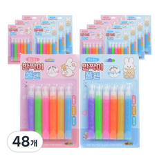 1500 블링블링 반짝이 풀펜 6종, 48개