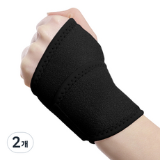 쿼르디 스포츠 손목 스트랩 보호대 블랙, 2개