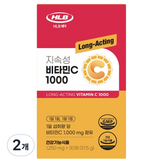 Hlb Healthcare 長效維他命C 1000 37.5g, 30錠, 2個