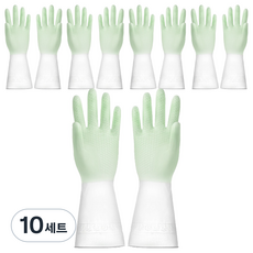 Koresys 好用乳膠手套, 綠色, 小(S), 10套