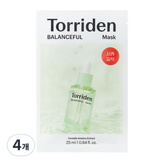 토리든 밸런스풀 시카 마스크, 1개입, 4개