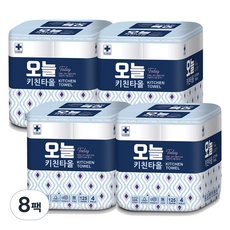 Today Paper 廚房紙巾 125抽, 4捲, 8套