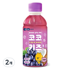 베베쿡 코코키즈 포도, 220ml, 2개