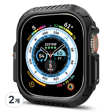 슈피겐 버튼 눌림 방지 케이스 락핏 ACS06208 49mm, 블랙, 2개