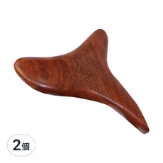 即室好物 花梨木三角雀肩頸指壓按摩器，天然原木，多角度按摩，局部指壓按摩, 2個