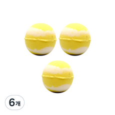 소비아 거품입욕제 상큼유자향 시트론옐로우, 150g, 6개