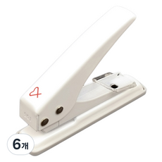 바이하츠 1공 펀치 P-901, 흰색, 6개