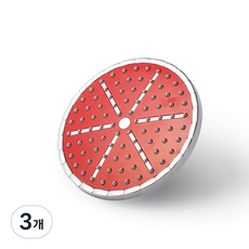 URBAN TERRACE 太陽花灑蓮蓬頭, 3個, 紅色