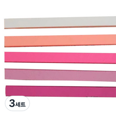 Misoroun 活動 雙面星星摺紙 多功能紙 少女粉 540p 套組, 3套, 5色