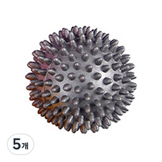 PEONIST 顆粒式肌肉放鬆按摩球, 5個, 灰色